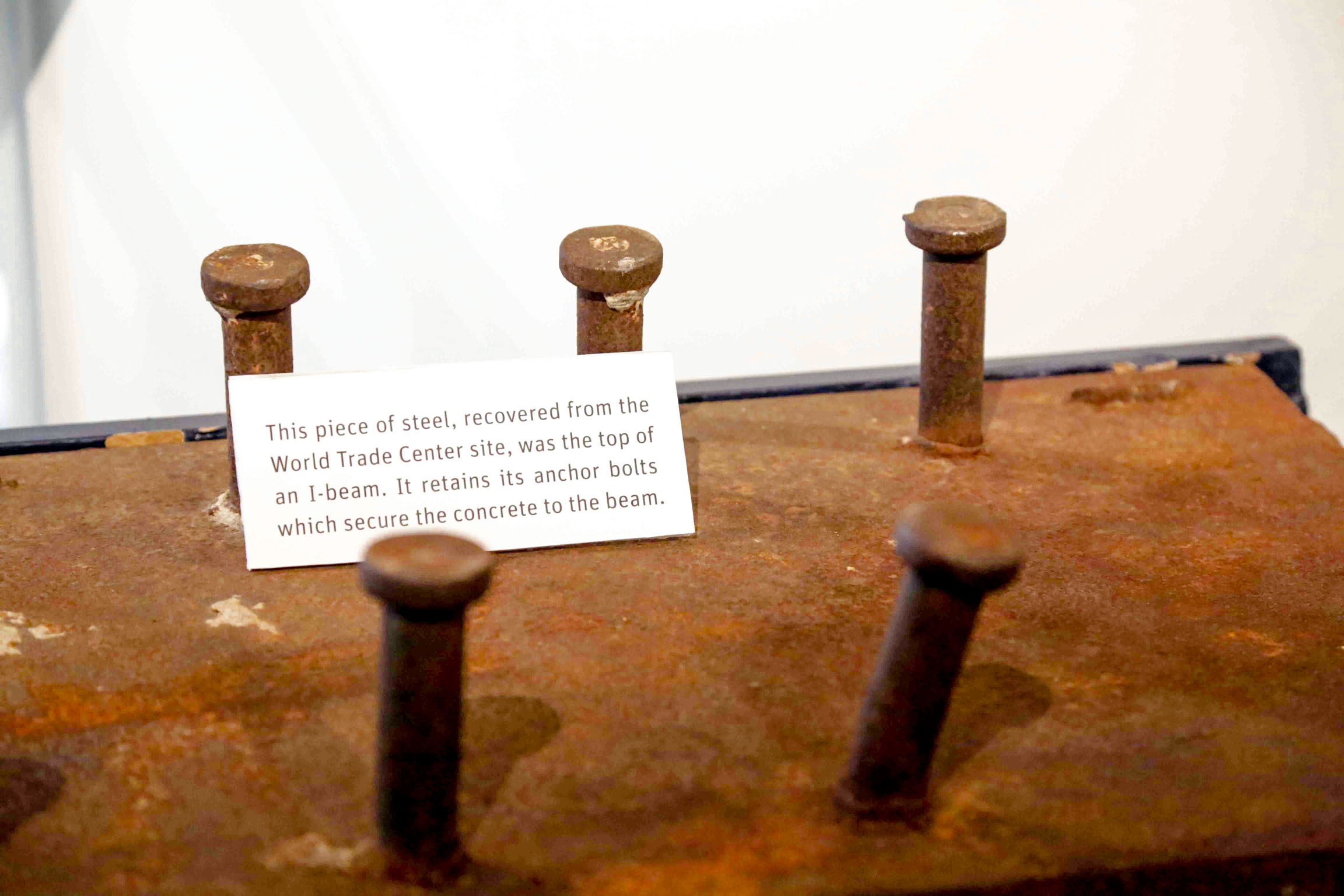 World Trade Center steel.